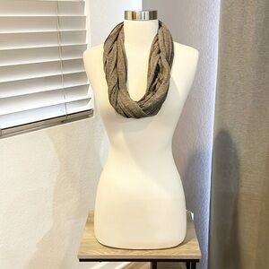 K.I.T. Accessories gray infinity scarf